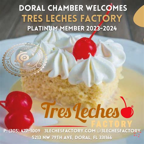 Tres leches factory - Cutler Bay Design District Doral Downtown